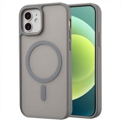 imoshion Color Guard Back Cover mit MagSafe Apple iPhone 12 (Pro) - Grau