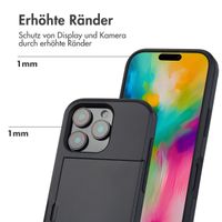 imoshion Backcover mit Kartenfach Apple iPhone 16 Pro - Schwarz