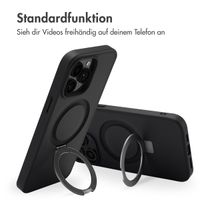 Accezz Ring Stand Backcover mit MagSafe iPhone 14 Pro Max - Schwarz