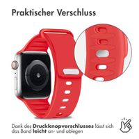 imoshion Silikonband für das Apple Watch Series 1-9 / SE - 38/40/41 mm / Series 10 - 42 mm - Rot