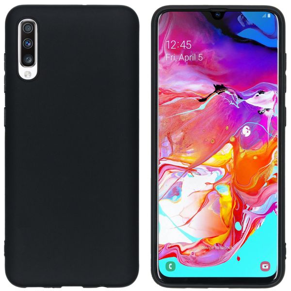 imoshion Color TPU Hülle Schwarz für Samsung Galaxy A70