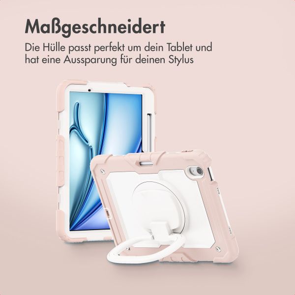 imoshion Rugged Kindersicher Schutzhülle Apple iPad Air 11 Zoll (2025) M3 / (2024) M2 - Hellrosa