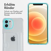 imoshion Soft Case Back Cover mit Kartenhalter Apple iPhone 12 - Transparent