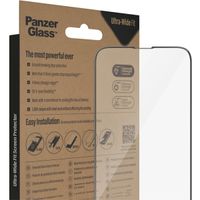 PanzerGlass Ultra-Wide Fit Antibakterieller Displayschutz mit Applikator für das iPhone 14