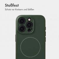 Accezz Grip Backcover mit MagSafe Apple iPhone 15 Pro - Dunkelgrün