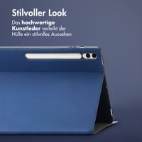 Accezz Classic Klapphülle Samsung Galaxy Tab S10 Plus / Tab S9 FE Plus / Tab S9 Plus - Dunkelblau