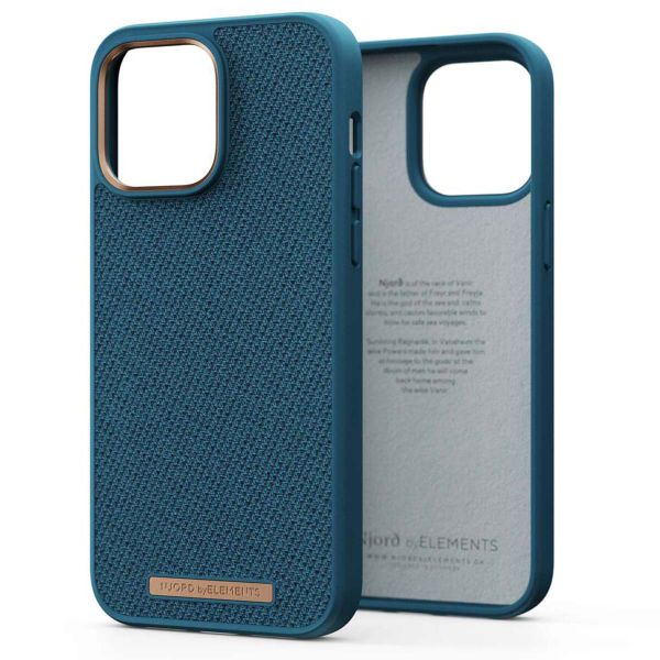 Njorð Collections Fabric Case für das iPhone 14 Pro Max - Deep Sea