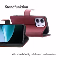 imoshion Luxuriöse Klapphülle Xiaomi Redmi 15C (5G) - Bordeaux
