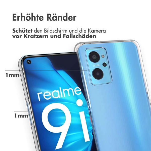 Accezz TPU Clear Cover für das Realme 9i - Transparent