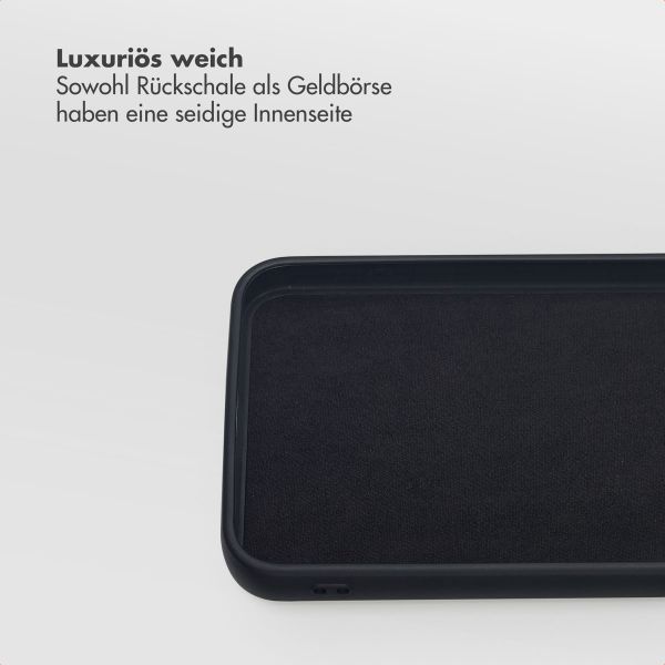 Selencia Olyn Abnehmbare Bookcase mit MagSafe Samsung Galaxy A55 - Schwarz