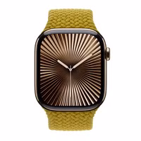 Apple Geflochtenes Solo Loop für  Apple Watch | 44/45/46/49 mm - Größe 10 - Chartreuse