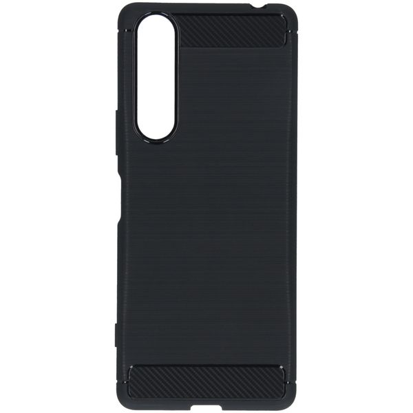 Brushed TPU Case Schwarz für das Sony Xperia 1 II