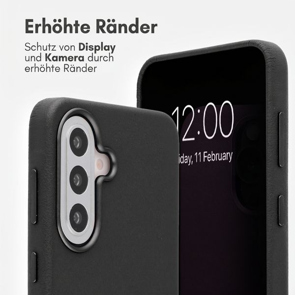 Accezz MagSafe Leather Backcover Samsung Galaxy A57 (5G) - Onyx Black