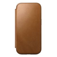 Nomad Modern Leather Folio Klapphülle Apple iPhone 16 Pro - English Tan