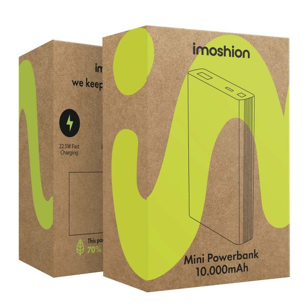 imoshion Ultra Series Powerbank 10.000 mAh - Schwarz