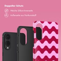 Selencia Vivid Back Cover Samsung Galaxy S25 Edge - Wave Vibes Lipstick