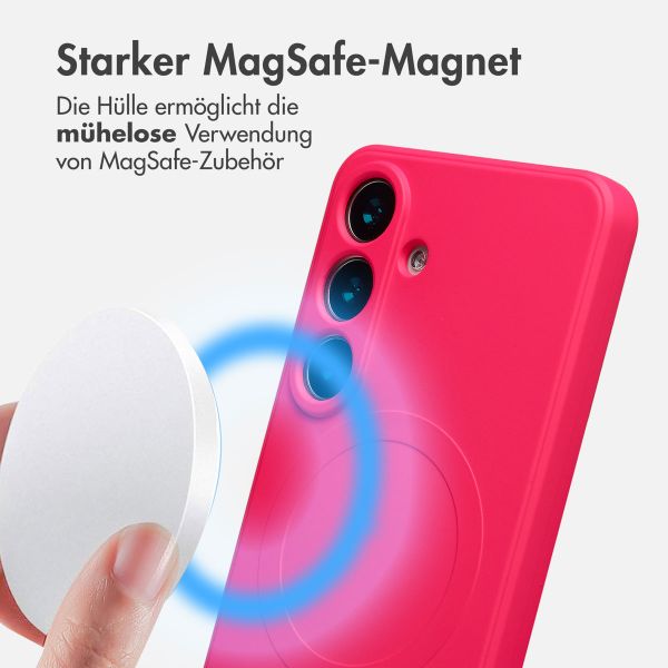imoshion Color Back Cover mit MagSafe Samsung Galaxy S25 - Neon Pink