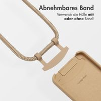 imoshion Color Backcover mit abnehmbarem Handykette und MagSafe Apple iPhone 16e - Nude