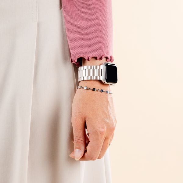 imoshion Edelstahlarmband für Apple Watch | 44/45/46/49 mm - Starlight
