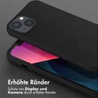 Selencia SilikonHülle mit abnehmbarem Band Apple iPhone 13 - Schwarz
