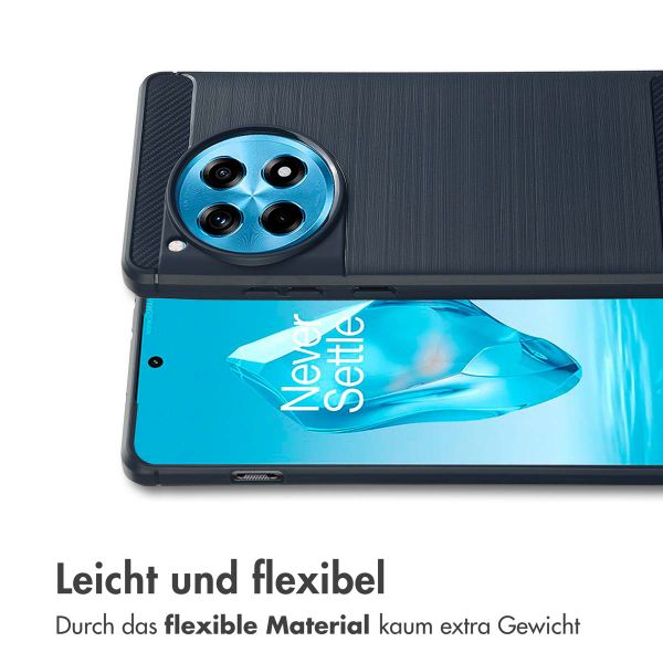 imoshion Brushed Back Cover OnePlus 12R - Dunkelblau