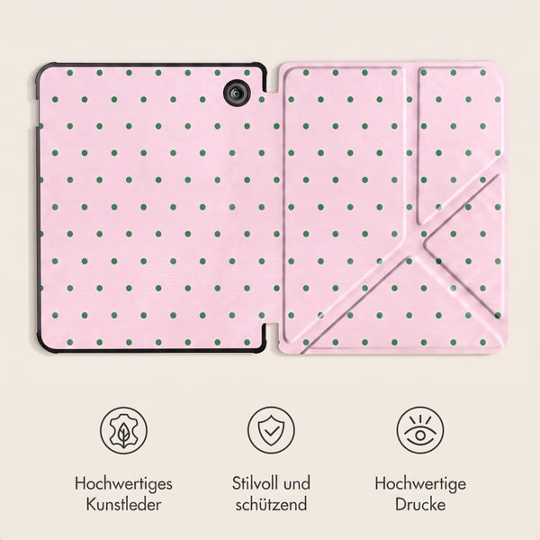 imoshion Design Klappbare Klapphülle Kobo Libra Colour - Happy Dots