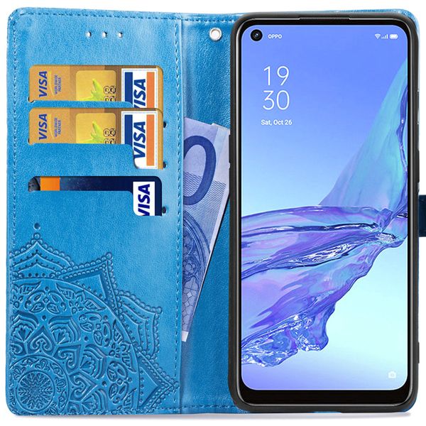 imoshion Mandala Klapphülle Oppo A53 / Oppo A53s - Türkis