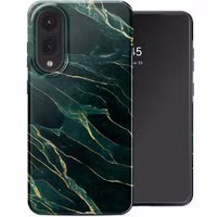 Selencia Vivid Back Cover Samsung Galaxy S25 Edge - Chic Marble Quartz