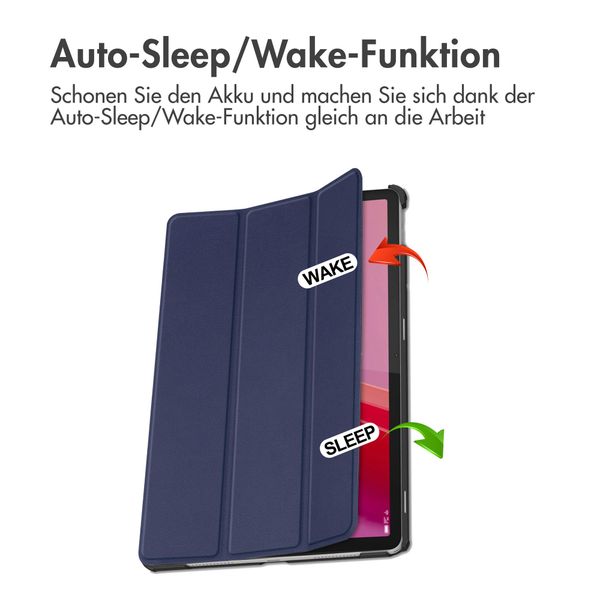 imoshion Trifold Klapphülle Lenovo Tab M11 - Dunkelblau