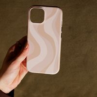Selencia Vivid Tough Back Cover für das Samsung Galaxy S24 FE - Desert Waves Beige