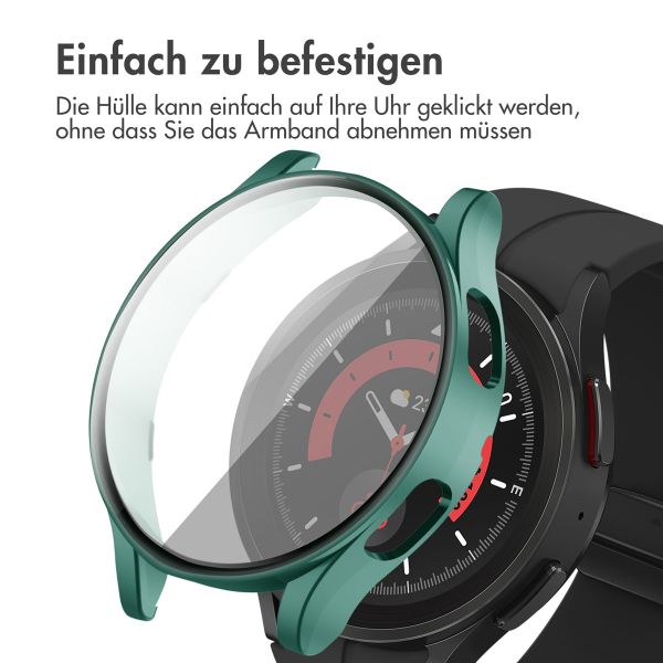 imoshion Full Cover Hard Case für das Samsung Galaxy Watch 4 44 mm - Dunkelgrün