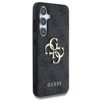 Guess 4G Metal Logo Back Cover Samsung Galaxy S25 - Schwarz