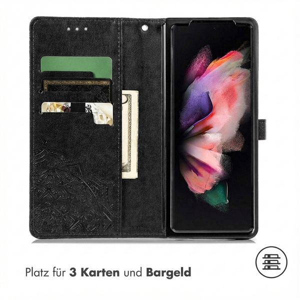 imoshion Mandala Klapphülle Samsung Galaxy Z Fold 5 - Schwarz