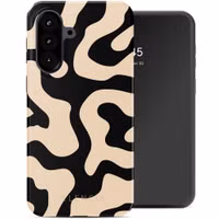 Selencia Vivid Back Cover Samsung Galaxy A57 (5G) - Art Wave Black