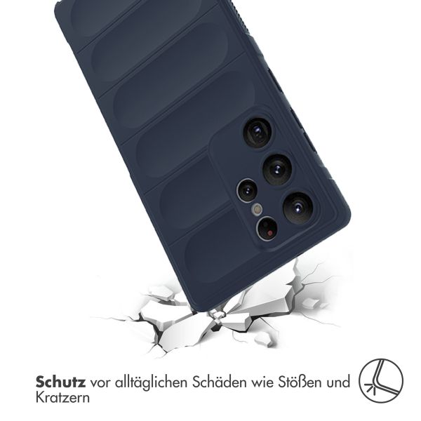 imoshion EasyGrip Back Cover für das Samsung Galaxy S23 Ultra - Dunkelblau