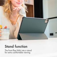imoshion Trifold Klapphülle Samsung Galaxy Tab A11 Plus - Dunkelgrün