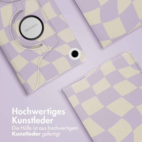 imoshion 360° drehbare Design Klapphülle Samsung Galaxy Tab A9 8.7 Zoll - Dancing Cubes