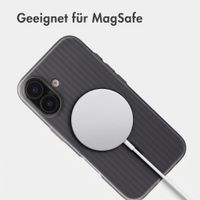 Accezz Lite Backcover mit MagSafe | Fluted | Apple iPhone 16 - Grau
