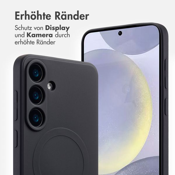 imoshion Color Back Cover mit MagSafe für das Samsung Galaxy S25 Plus - Schwarz