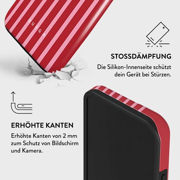 Burga Tough Back Cover MagSafe Apple iPhone 14 - Strawberry Jam