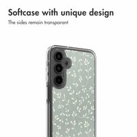 imoshion Design Hülle Samsung Galaxy A16 - Smoke Green Flowers
