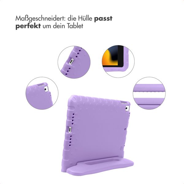 imoshion Schutzhülle mit Handgriff kindersicher Apple iPad 9 (2021) 10.2 Zoll / iPad 8 (2020) 10.2 Zoll / iPad 7 (2019) 10.2 Zoll - Lila