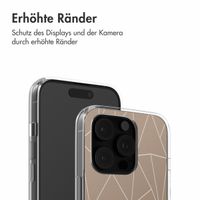 imoshion Design Hülle Apple iPhone 16 Pro - Graphic Lines Beige