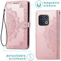 imoshion Mandala Klapphülle für das OnePlus 10 Pro - Rose Gold