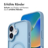 imoshion Color Guard Back Cover mit MagSafe für das iPhone 16 - Hellblau