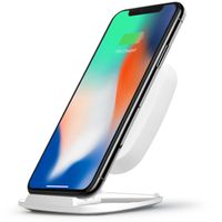 Zens Fast Wireless Charger Stand - Ladestation - Mit Ladekabel - 10 Watt - Weiß 