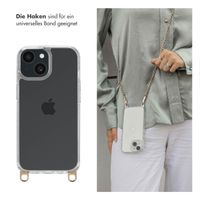 Selencia Backcover mit abnehmbaren Haken Apple iPhone 15 - Transparent