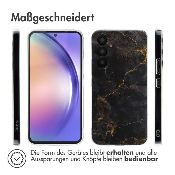 imoshion Design Hülle für das Samsung Galaxy A54 (5G) - Black Marble