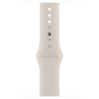 Apple Sport Band für die Apple Watch Series 1 bis 10 / SE / Ultra (2) (44/45/46/49 mm) - Größe S/M - Starlight