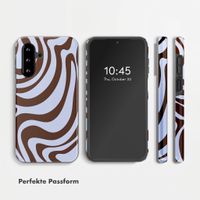 Selencia Vivid Back Cover Samsung Galaxy A17 (5G) / (4G) - Dream Swirl Chocolate